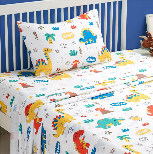 688b9ced7b94dece5c4a0bd896948bd60f92e8b79e132cfe8f75d.jpg Joiedomi Kids Twin Sheet Set Unicorn - 3 Piece Soft Microfiber Bed Sheets - Deep Pocket Wrinkle Free, Cozy Toddler Bedding Set, Fade Resistant Breathable for Boys Girls Teens