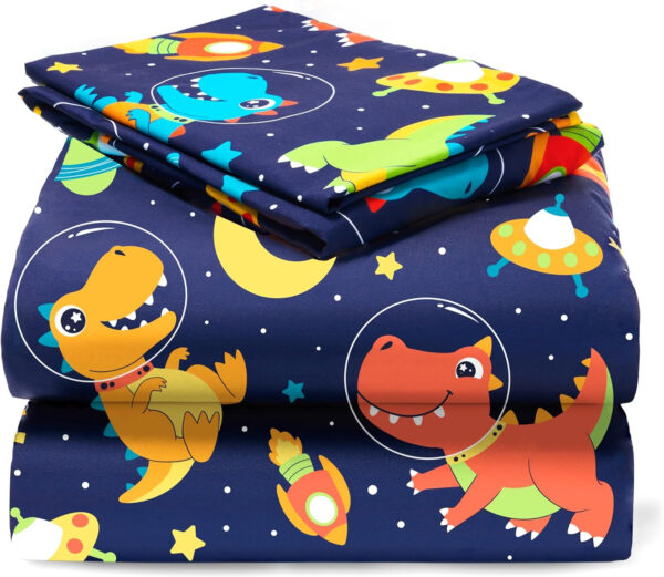 688b9cfd765043d17a9265eb7bc5a6e6be65a17ef18ea3a130360.jpg Joiedomi Kids Twin Sheet Set Unicorn - 3 Piece Soft Microfiber Bed Sheets - Deep Pocket Wrinkle Free, Cozy Toddler Bedding Set, Fade Resistant Breathable for Boys Girls Teens