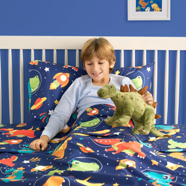 688b9d0566a18150926c14d432286982b9d183545045e2862bf6a.jpg Joiedomi Kids Twin Sheet Set Unicorn - 3 Piece Soft Microfiber Bed Sheets - Deep Pocket Wrinkle Free, Cozy Toddler Bedding Set, Fade Resistant Breathable for Boys Girls Teens