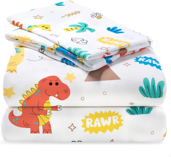 688b9d06a6b7ed1d8c9e879268bc28960964099a5ab51bd60e613.jpg Joiedomi Kids Twin Sheet Set Unicorn - 3 Piece Soft Microfiber Bed Sheets - Deep Pocket Wrinkle Free, Cozy Toddler Bedding Set, Fade Resistant Breathable for Boys Girls Teens