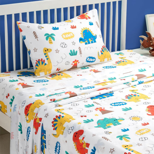 688b9d08f11c0fc9d2de5f826e5c67cc65f98e582776813f1704e.jpg Joiedomi Kids Twin Sheet Set Unicorn - 3 Piece Soft Microfiber Bed Sheets - Deep Pocket Wrinkle Free, Cozy Toddler Bedding Set, Fade Resistant Breathable for Boys Girls Teens