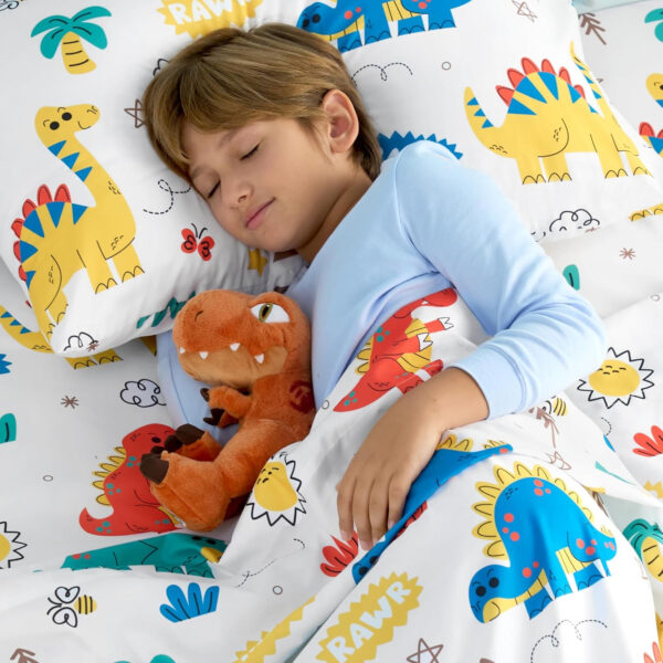 688b9d0b7aa1ba8c87e6aa8db0d7b301944e7a44fa4577549952f.jpg Joiedomi Kids Twin Sheet Set Unicorn - 3 Piece Soft Microfiber Bed Sheets - Deep Pocket Wrinkle Free, Cozy Toddler Bedding Set, Fade Resistant Breathable for Boys Girls Teens