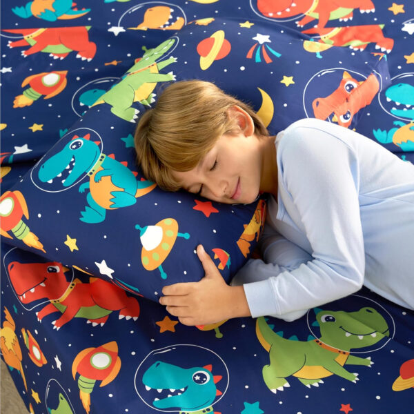 688b9d10860f2cb512db98765313b8404afeb173521ad7aa3434a.jpg Joiedomi Kids Twin Sheet Set Unicorn - 3 Piece Soft Microfiber Bed Sheets - Deep Pocket Wrinkle Free, Cozy Toddler Bedding Set, Fade Resistant Breathable for Boys Girls Teens