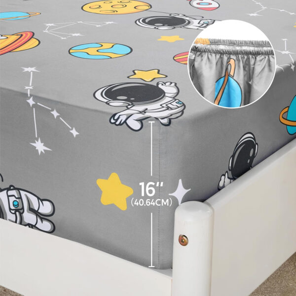 688b9d17d3d74d157847b9f4ba2d949c4d7688e683935b7a4a1f9.jpg Joiedomi Kids Twin Sheet Set Unicorn - 3 Piece Soft Microfiber Bed Sheets - Deep Pocket Wrinkle Free, Cozy Toddler Bedding Set, Fade Resistant Breathable for Boys Girls Teens