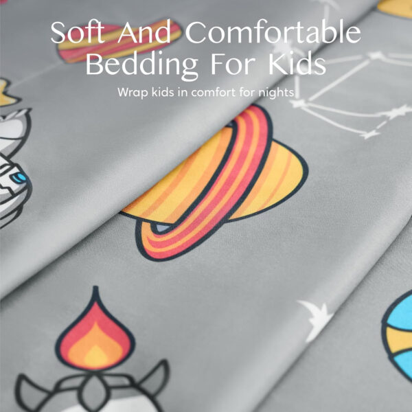 688b9d1a77f30eba5d393ab77b8382045835f7cece947118db4a6.jpg Joiedomi Kids Twin Sheet Set Unicorn - 3 Piece Soft Microfiber Bed Sheets - Deep Pocket Wrinkle Free, Cozy Toddler Bedding Set, Fade Resistant Breathable for Boys Girls Teens