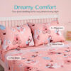 688b9d39acc4a01bf16e6e0fefbdde2f9f604bf6b93c39af9fed0.jpg Joiedomi Kids Twin Sheet Set Unicorn - 3 Piece Soft Microfiber Bed Sheets - Deep Pocket Wrinkle Free, Cozy Toddler Bedding Set, Fade Resistant Breathable for Boys Girls Teens