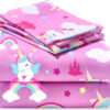 688b9d40985aab6af992d23ac1fa5a87adc2ae294473b984f5c13.jpg Joiedomi Kids Twin Sheet Set Unicorn - 3 Piece Soft Microfiber Bed Sheets - Deep Pocket Wrinkle Free, Cozy Toddler Bedding Set, Fade Resistant Breathable for Boys Girls Teens