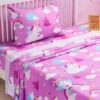 688b9d42a788bfe601632fcd53152efb7efe05d0ae7fe7b083410.jpg Joiedomi Kids Twin Sheet Set Unicorn - 3 Piece Soft Microfiber Bed Sheets - Deep Pocket Wrinkle Free, Cozy Toddler Bedding Set, Fade Resistant Breathable for Boys Girls Teens