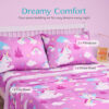 688b9d4611b781536326a926195c53ced17607a2d991f062ee4ea.jpg Joiedomi Kids Twin Sheet Set Unicorn - 3 Piece Soft Microfiber Bed Sheets - Deep Pocket Wrinkle Free, Cozy Toddler Bedding Set, Fade Resistant Breathable for Boys Girls Teens