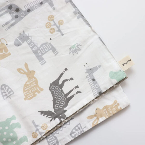 688b9d8c74f973bd928ac286eead206efe7829c290962473d40a1.jpg 100% Cotton Crib Bedding Set for Baby Boys Girls,3 Pcs Baby Bed Linen Include Duvet Cover,Fitted Sheet,Pillowcase,Nursery Decoration,No Filler(Pink)