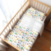 688b9d8d42f1cb657f16da7ed123c2917f6c305a24f5fc442671f.jpg 100% Cotton Crib Bedding Set for Baby Boys Girls,3 Pcs Baby Bed Linen Include Duvet Cover,Fitted Sheet,Pillowcase,Nursery Decoration,No Filler(Pink)