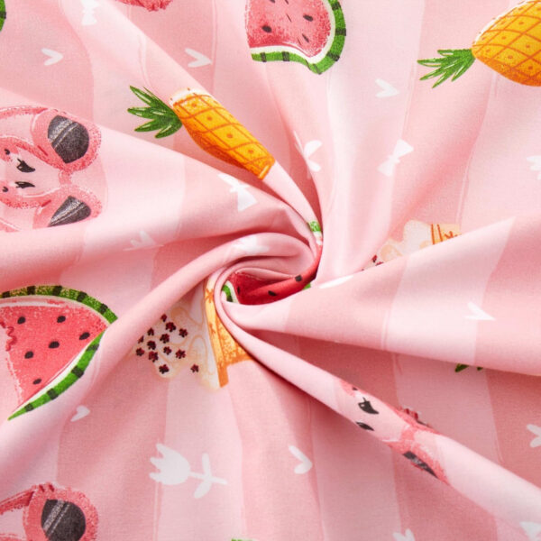 1500 Supreme Kids Bed Sheet Collection - Twin Sheets Bed Sheets Kids Bedding Sets for Girls Boys Toddlers with Fitted, Flat, and Pillowcase, Twin, Summer Fun Pink