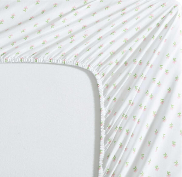 Laura Ashley - Kids Sheet Set, Ultra-Soft & Breathable Toddler Bedding with Matching Pillowcases, Wrinkle-Resistant, Ideal Boy Room Essentials (Wood Violet Green, Twin)