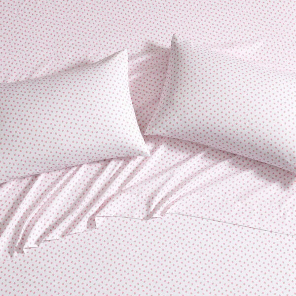 Laura Ashley - Kids Sheet Set, Ultra-Soft & Breathable Toddler Bedding with Matching Pillowcases, Wrinkle-Resistant, Ideal Boy Room Essentials (Wood Violet Green, Twin)