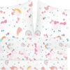 Unicorn Fitted Sheet Set Twin Size Pink Flower Rainbow Bedding Set for Girls Cute Star Multi-Colour Sheet Microfiber Kids Twin Sheets with 1 Pillowcases Girls Sheets