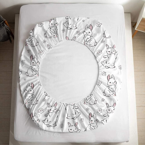 Unicorn Fitted Sheet Set Twin Size Pink Flower Rainbow Bedding Set for Girls Cute Star Multi-Colour Sheet Microfiber Kids Twin Sheets with 1 Pillowcases Girls Sheets