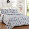 688b9f8e02eefc6af6e891578d0ce22aba68f0d2b596f16eb8e46.jpg Linen Plus Sheet Set for Girls/Teens/Adults Butterflies Purple White Green Turquoise Pink Butterfly Flat Sheet Fitted Sheet and Pillow case Twin Size New
