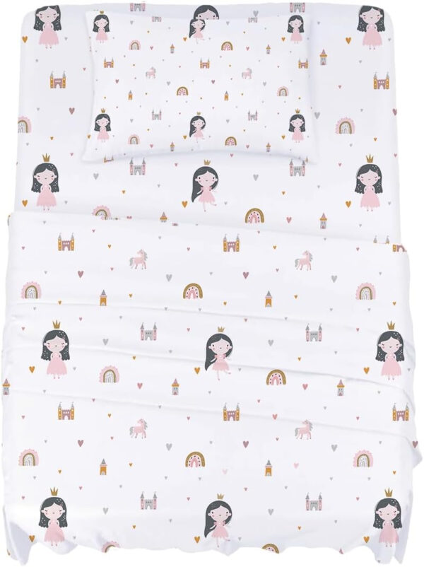 Bed Sheets for Kids Girls, Soft Microfiber Twin Sheets Set 3 Piece Deep Pocket Bed Sheet Set, Breathable Sheet Sets Twin Size Bed Pink Unicorn Printed