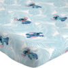 Jay Franco Disney Lilo & Stitch Floral Fun Queen Sheet Set - 4 Piece Set Super Soft and Cozy Kid’s Bedding - Fade Resistant Microfiber Sheets (Official Disney Product)