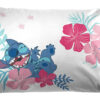 Jay Franco Disney Lilo & Stitch Floral Fun Queen Sheet Set - 4 Piece Set Super Soft and Cozy Kid’s Bedding - Fade Resistant Microfiber Sheets (Official Disney Product)