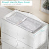 688bbe70492c62360456ae756a36edb9f4665fbf819305e1f576b.jpg BOLUO Changing Table Dresser with 6 Fabric Drawers, Baby Dresser with Changing Table Top Diaper Changing Station with Storage for Nursery Modern