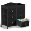 688bbe7f4944620a2254afdf25f26a8d52b263af3490dbabb4353.jpg BOLUO Changing Table Dresser with 6 Fabric Drawers, Baby Dresser with Changing Table Top Diaper Changing Station with Storage for Nursery Modern