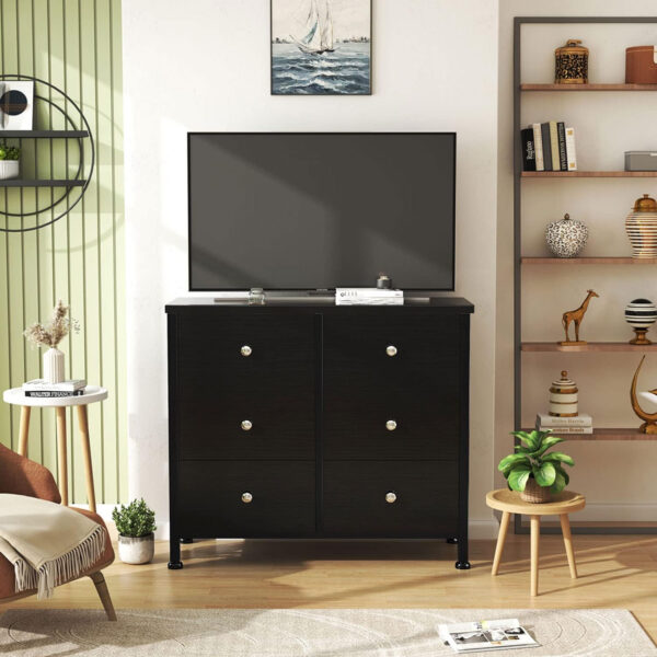 688bc23ed53f262df7e8c4159c93d26094f3b569fcf378d22c1ef.jpg BOLUO White Dresser for Bedroom 6 Drawer Organizers Fabric Storage Chest Tower Small Dressers Unit for Closet Nursery Hallway Office, Kids and Adult Modern