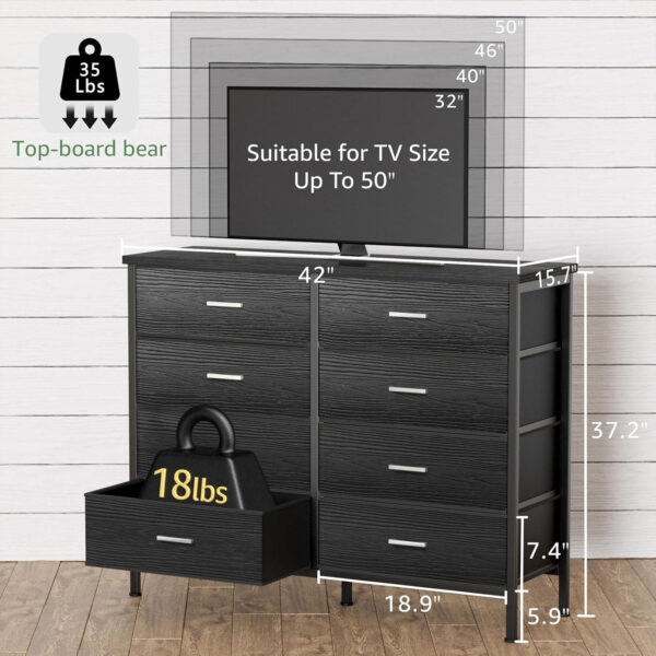 688bc24a13cc45d30c8d7e73409b8b24e8025bb8d7ea2fbb97b31.jpg BOLUO White Dresser for Bedroom 6 Drawer Organizers Fabric Storage Chest Tower Small Dressers Unit for Closet Nursery Hallway Office, Kids and Adult Modern