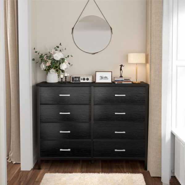 688bc24e41efac9d3d833f834dfd3b1b3b8b32f987388ab43c076.jpg BOLUO White Dresser for Bedroom 6 Drawer Organizers Fabric Storage Chest Tower Small Dressers Unit for Closet Nursery Hallway Office, Kids and Adult Modern