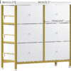 688bc274dc7acf7e5aca927d95f232a9d176a4b06804b9505b479.jpg BOLUO White Dresser for Bedroom 6 Drawer Organizers Fabric Storage Chest Tower Small Dressers Unit for Closet Nursery Hallway Office, Kids and Adult Modern