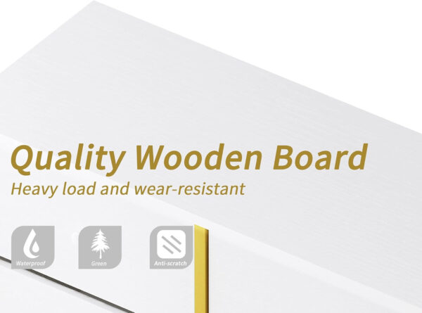 688bc27986a1958cd3afa5ab971ca2a823fbed5e11346747d57ac.jpg BOLUO White Dresser for Bedroom 6 Drawer Organizers Fabric Storage Chest Tower Small Dressers Unit for Closet Nursery Hallway Office, Kids and Adult Modern