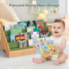 688bc40350b3fcd6cfd86042eda63b6929e954a8330af29b933e3.jpg ELYKEN Toddler Bookshelf for Kids Rooms, Nursery Book Shelves with Open Forward Display, Montessori Book shelf for Baby Room, Small Children Classroom Books Rack Storage, Reading Corner for Kid, Beige