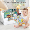688bc40cb4976ffa4bf93f875d735ec25cd13b0372ce6e87af6fd.jpg ELYKEN Toddler Bookshelf for Kids Rooms, Nursery Book Shelves with Open Forward Display, Montessori Book shelf for Baby Room, Small Children Classroom Books Rack Storage, Reading Corner for Kid, Beige