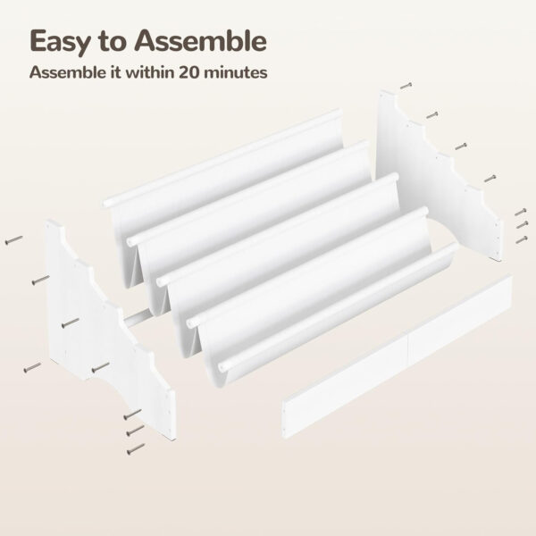 688bc40f91b281a2376af6e5dbf03e73d3bf912d5f7a5efb737e7.jpg ELYKEN Toddler Bookshelf for Kids Rooms, Nursery Book Shelves with Open Forward Display, Montessori Book shelf for Baby Room, Small Children Classroom Books Rack Storage, Reading Corner for Kid, Beige