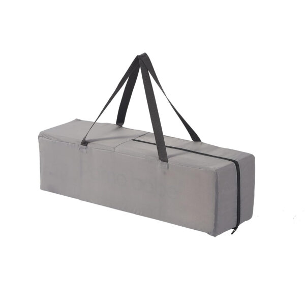 Pamo Babe Travel Foldable Portable Bassinet Baby Infant Comfortable Play Yard Crib Cot with Soft Mattress Breathable Mesh Walls, and Carry Bag Blue