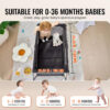 VEVOR Baby Travel Crib and Play Yard, Folding Baby Playpen with Zipper Gate & Soft Mattress, Portable Toddler Crib with Breathable Mesh, Travel Bag, Indoor/Outdoor Kids Activity Center for 0-36 Months