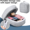 688bc7ee7af0c7a6ab1bb62be083cd701d6938c24852877cb73d4.jpg REAWUL Foldable Toddler Travel Bed, Portable Folding Floor Bed with Washable Cover,Soft and Safe Foam Crib,Grey