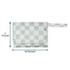 Tiny Twinkle Portable Diaper Changing Pad-Foldable Waterproof Changing Mat&Portable Changing Pad for Travel,Baby Changing Station with Smart Wipes Pocket&Storage (Sage Checkers)