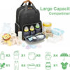 Diaper Bag Backpack with Changing Station, Baby Diaper Bag Organizer for Moms Dads Large Baby Changing Bags