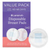 Lansinoh Stay Dry Disposable Nursing Pads, Soft and Super Absorbent Breast Pads, Breastfeeding Essentials for Moms, 200 Count