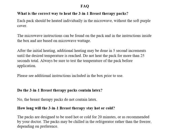 Lansinoh Breast Therapy Packs, Hot and Cold Breast-Pads with 2 Soft Covers, Postpartum Essentials for Nipple Pain Relief, Mastitis, Engorgement, Support for Breastfeeding and Pump Aid, 2 Pack