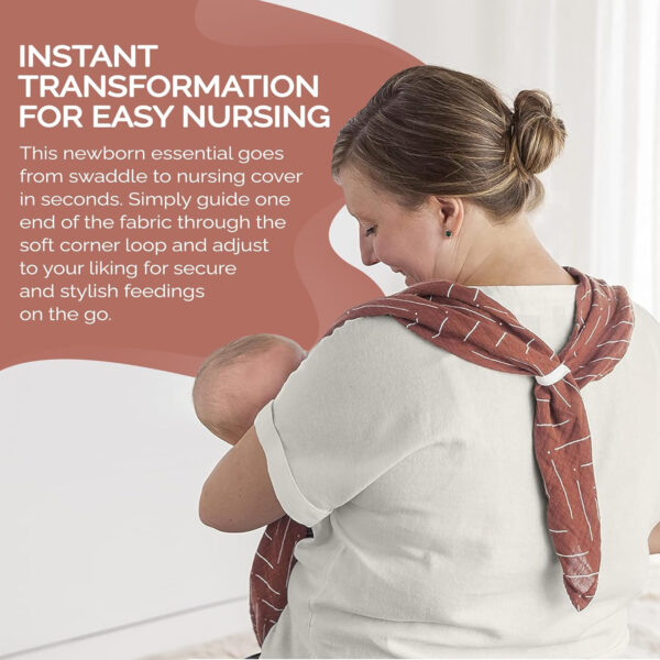 688c204400cdcc85e01960133d122d20e85e801a6ed135ad25353.jpg Itzy Ritzy Breastfeeding Boss Multi-Use Cover – A Nursing Cover, Swaddle, Car Seat Cover, Tummy Time Mat & Burp Cloth All in One – Made of Soft Muslin Fabric & Measures 47” x 47” (Checkerboard)