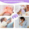 Hot Cold Gel Bead Breast Therapy Pack,Breast Ice Packs for Breastfeeding,Relief for Breastfeeding,Nursing Pain, Mastitis,Engorgement,Plugged Ducts, Boost Milk Let-Down & Production (42 Purple)