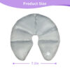Hot Cold Gel Bead Breast Therapy Pack,Breast Ice Packs for Breastfeeding,Relief for Breastfeeding,Nursing Pain, Mastitis,Engorgement,Plugged Ducts, Boost Milk Let-Down & Production (42 Purple)