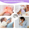 Hot Cold Gel Bead Breast Therapy Pack,Breast Ice Packs for Breastfeeding,Relief for Breastfeeding,Nursing Pain, Mastitis,Engorgement,Plugged Ducts, Boost Milk Let-Down & Production (42 Purple)