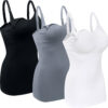 Womens Maternity Nursing Tank Cami for Breastfeeding with Adjustable Straps