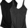 Womens Maternity Nursing Tank Cami for Breastfeeding with Adjustable Straps