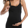 Womens Maternity Nursing Tank Cami for Breastfeeding with Adjustable Straps