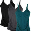 Womens Maternity Nursing Tank Cami for Breastfeeding with Adjustable Straps