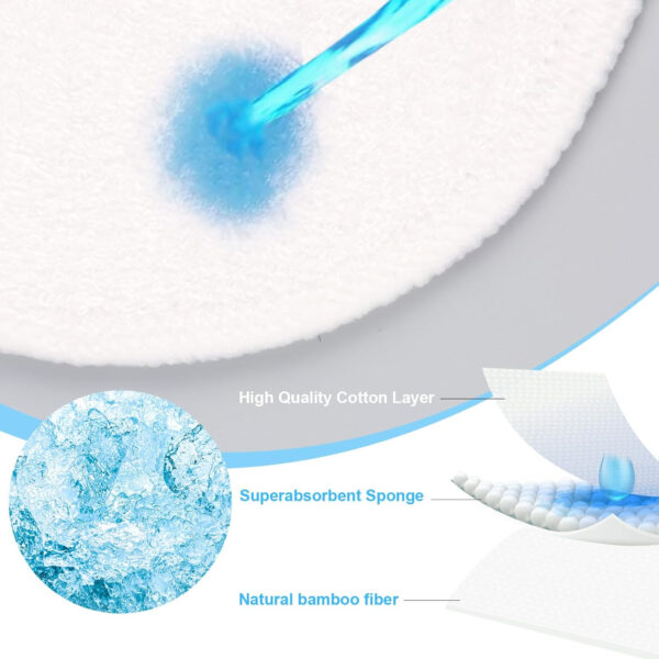 36 Packs G Tube Button Covers Feeding Tube Supplies G Tube Accessories Nursing Pads Reusable G Tube Button Pad Abdominal Dialysis Feeding Tube Supplies for Kid Breastfeeding Stay Dry (Pattern)